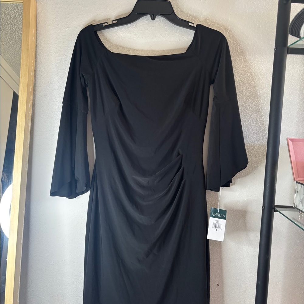 Ralph Lauren Black Long Sleeve Dress